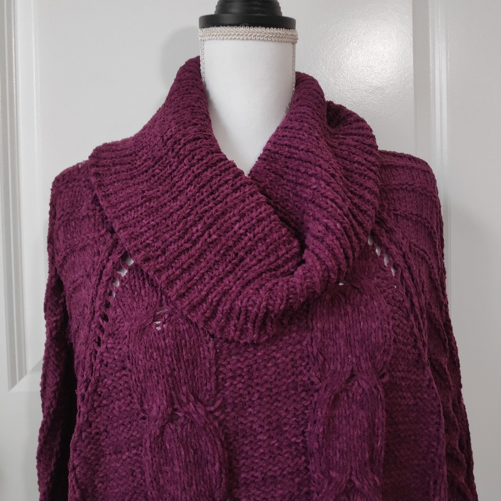 #Terra&Sky 1X Purple Knitted Sweater
